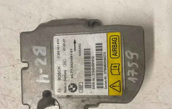 BMW X3 E83 Airbag control unit/module 31342458101Q 0285001870 3424581
