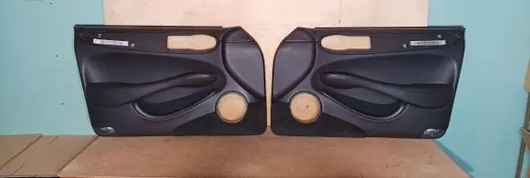 Jaguar XJ X308 Front door card panel trim GNC1202AK GNC1203AK BLACK