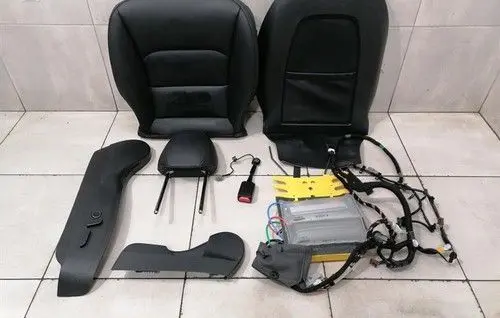 Tesla Model S Rear seat rail trim cover