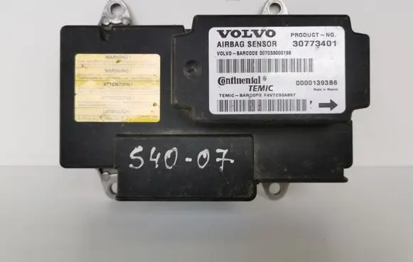 Volvo S40 Airbag control unit/module 30773401