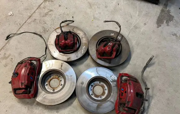 BMW 6 F06 Gran coupe Brake discs and calipers set 