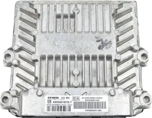 Peugeot 407 Engine control unit/module ECU 9656061280 5WS40167DT 9655041480