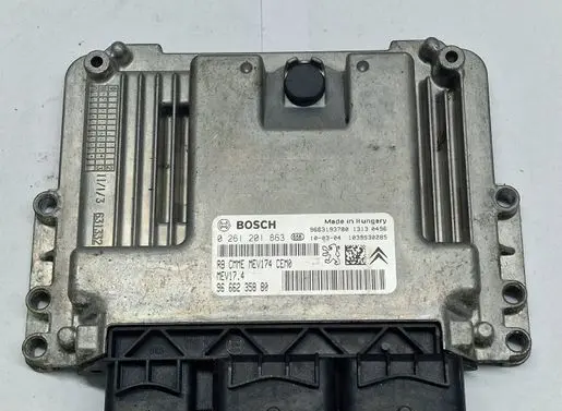 Peugeot 308 Engine control unit/module 9666235880 0261201863 MEV174