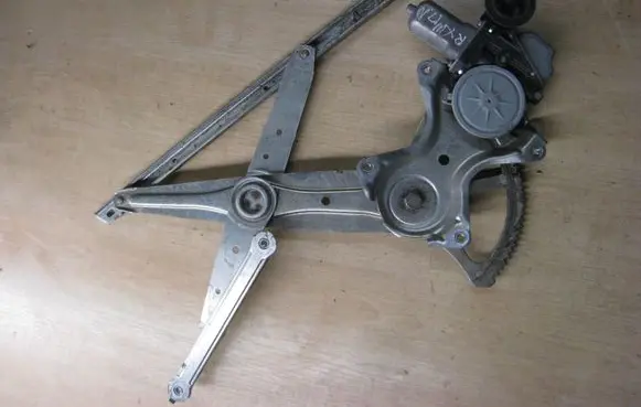 Lexus RX 450H Rear door window regulator with motor 8572048090