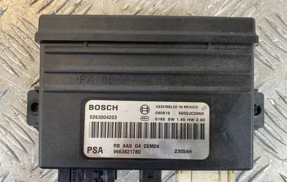 Peugeot 308 SW Parking PDC control unit/module 9663821780 6002JC0860 0263004203