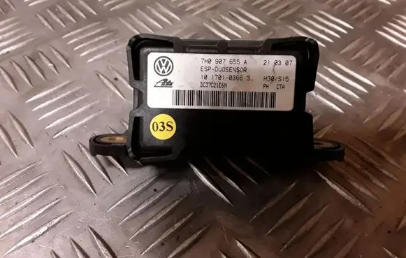 Volkswagen Jetta V ESP acceleration yaw rate sensor 7H0907655A 10170103663