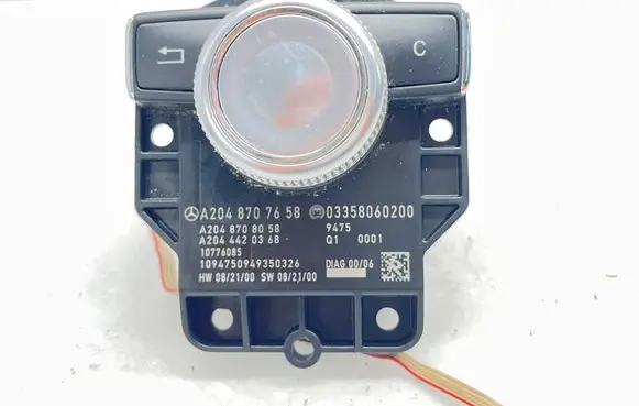 Mercedes-Benz C W204 Multifunctional control switch/knob A2048707658 A2044420368