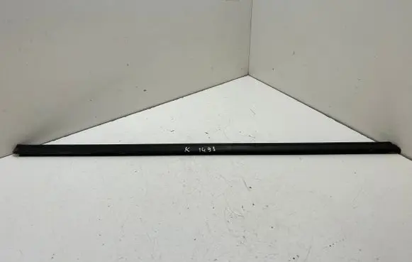 Front door glass trim molding