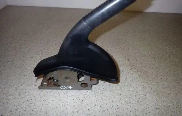 Mazda CX-7 Hand brake release handle 