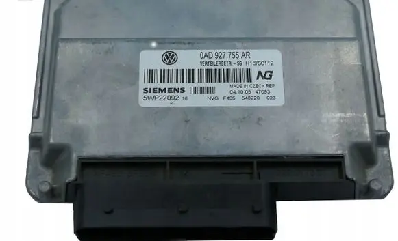 Volkswagen Touareg I Transfer box differential control unit 0AD927755AR