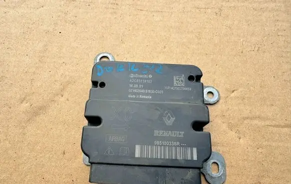 Dacia Dokker Airbag control unit/module A2C85839102 985100336R 02H02040S1630