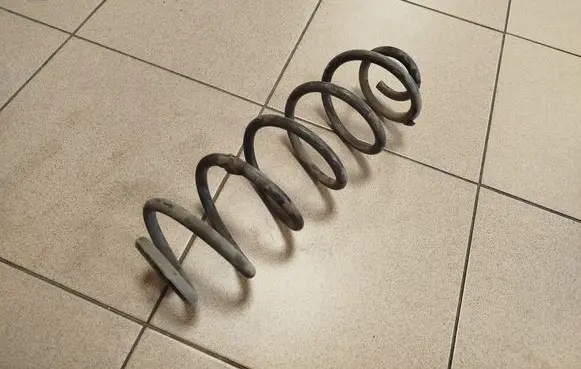 Rear coil spring
