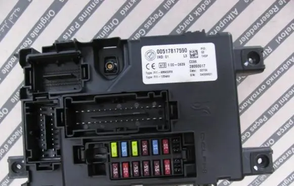 Fiat Grande Punto Central body control module 00517817590 517817590 04068821