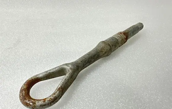 Towing hook eye