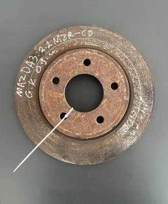 Mazda 3 II Rear brake disc