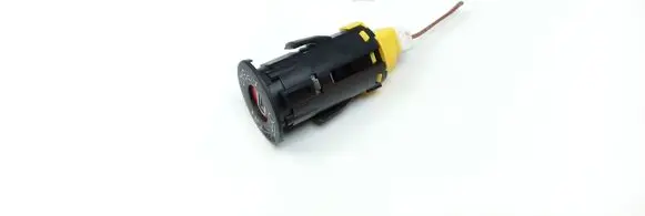 Passenger airbag on/off switch