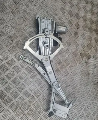 Opel Astra G Front door window regulator with motor 13100418