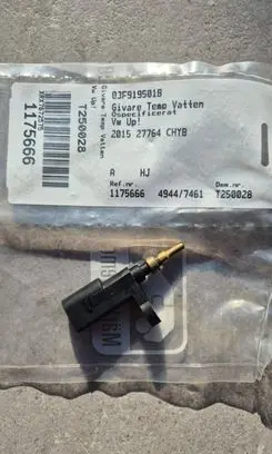 Volkswagen Up Coolant temperature sensor 03F919501B 201527764 49447461