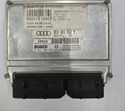Audi A4 S4 B6 8E 8H Engine control unit/module 8E0909552M 1039S01136 0261208038