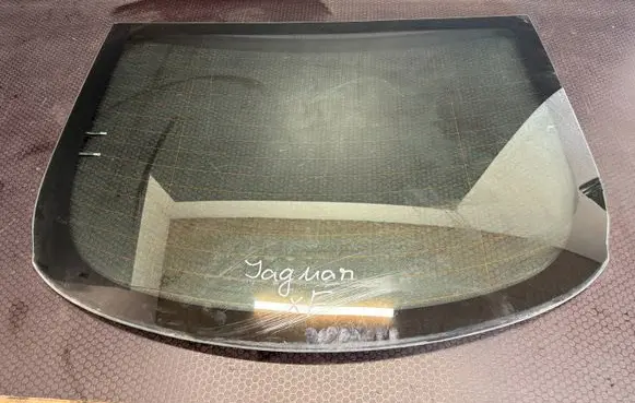 Jaguar XF X250 Rear windscreen/windshield window 43R001582 DOT682AS2M3240 E000199