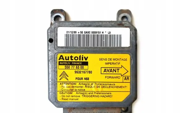 Citroen Xsara Picasso Airbag control unit/module 550776300