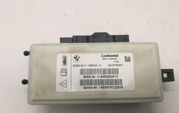 BMW X6 F16 Airbag control unit/module 9350003