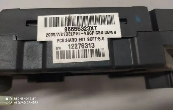 Citroen C5 Wiper turn signal indicator stalk/switch 96655323XT