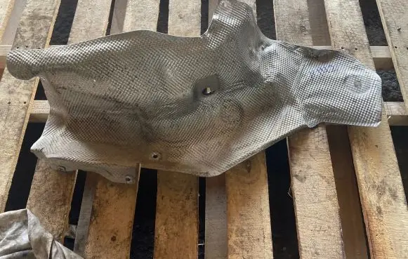 BMW X5 E70 Heat shield in engine bay 51487158413