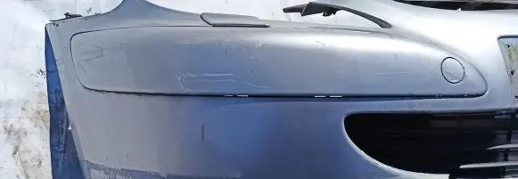 Peugeot 307 Front bumper splitter molding Sidabrine