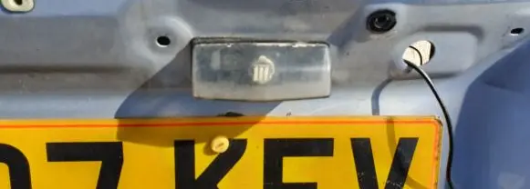 Toyota Prius (XW20) Number plate light