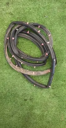 Rubber seal rear door
