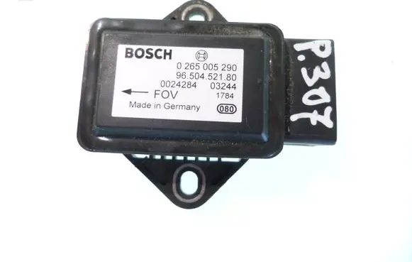 Peugeot 307 ESP acceleration yaw rate sensor 265005290 0024284