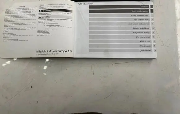 Mitsubishi L200 User manual 