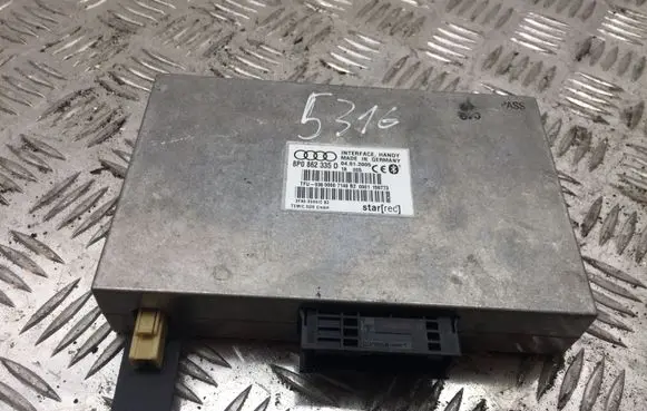 Audi A4 S4 B7 8E 8H Bluetooth control unit module 8P0862335D 5316