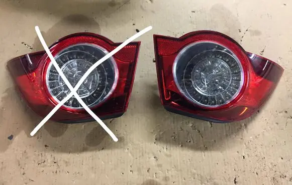 Volkswagen Eos Rear/tail lights VOLKSWAGEN EOS LAMPA LEWA TYŁ