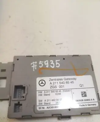 Mercedes-Benz CLS C219 Gateway control module A2115408545