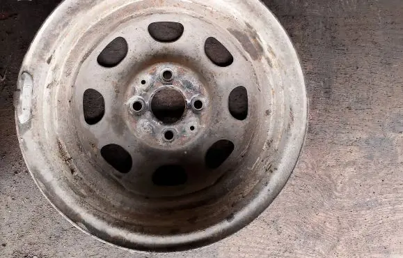 Volkswagen Polo R13 steel rim 
