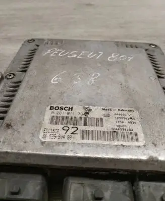 Peugeot 807 Engine control unit/module 9640938180 9652590480 0281011334