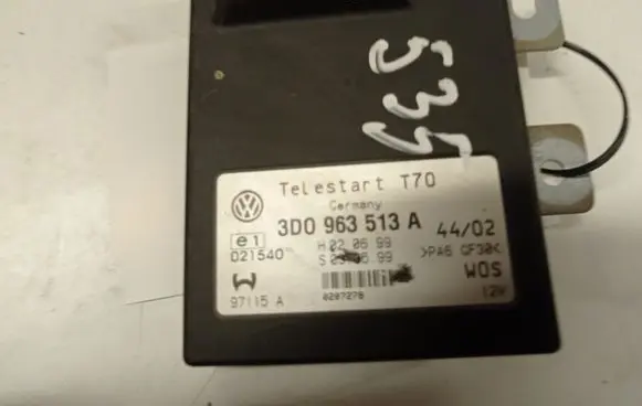 Volkswagen Phaeton Auxiliary heating control unit/module 3D0963513A