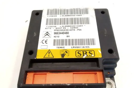 Citroen C6 Airbag control unit/module 9663440480