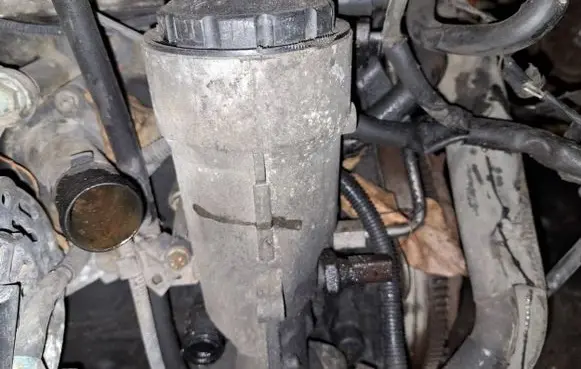 Audi A2 Oil filter cover 