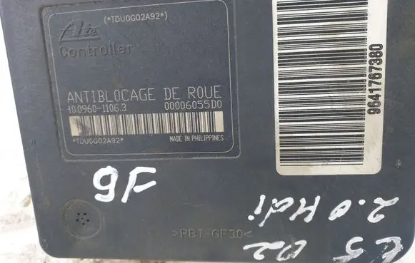 Citroen C5 ABS Pump 10096011063 9641767380