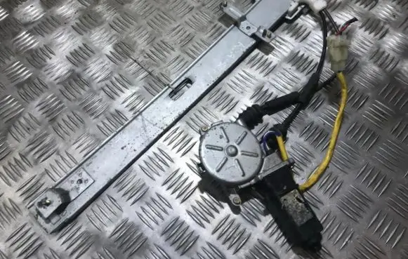 Sliding door window regulator with motor