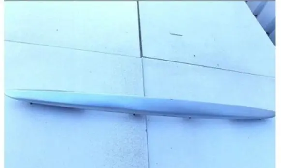 Mitsubishi Grandis Trunk door license plate light bar 