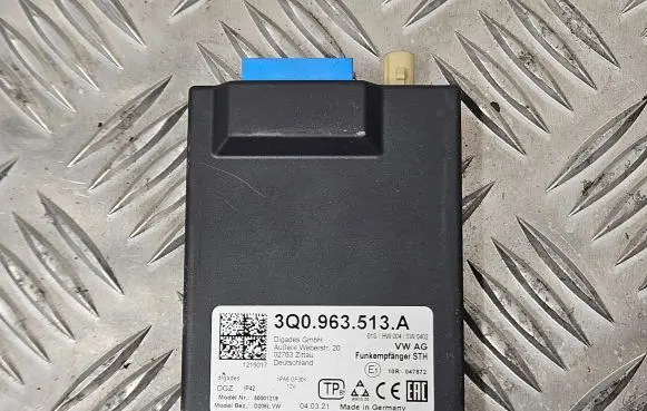 Audi A6 S6 C8 4K Auxiliary heating control unit/module 3Q0963513A 50001219 10R047872