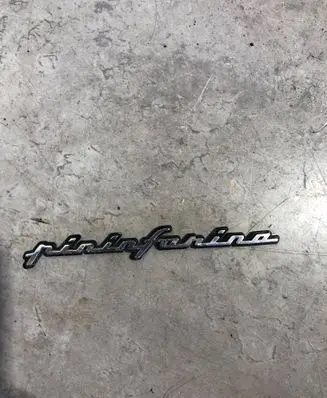 Maserati GranTurismo Fender model badge letters
