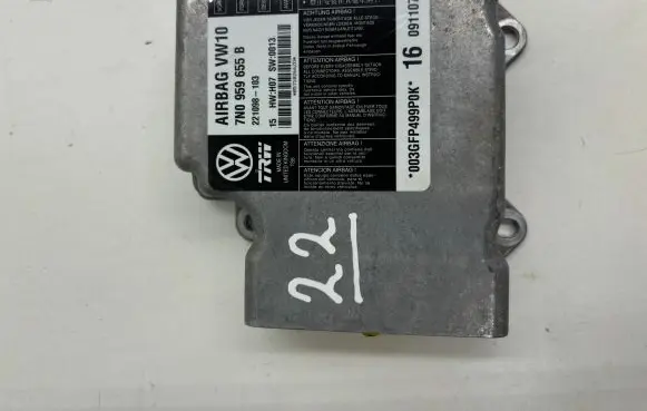 Volkswagen Sharan Airbag control unit/module 7N0959655B