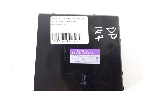 Lexus RX 330 - 350 - 400H Other control units/modules 88650-48070
