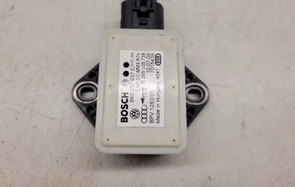 Audi A4 S4 B8 8K ESP acceleration yaw rate sensor 8K0907637C 7015439 0265005738
