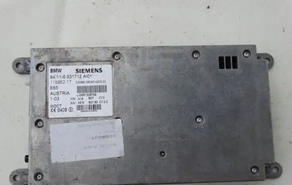 BMW 7 E65 E66 Bluetooth control unit module 6931712